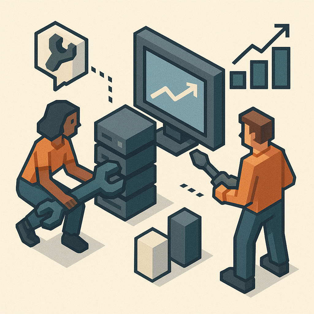 Developers providing ongoing infrastructure support